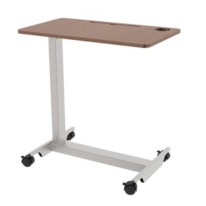 Adjustable Bedside <b>Table</b> With <b>Wheels</b> <b>For</b> Elderly And Adults Hospital Use - Product Image 2