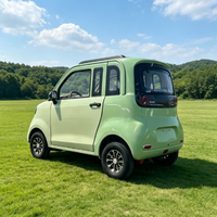 Véhicule électrique compact L6e pour les marchés des permis de conduire des adolescents, micro-voiture urbaine 2 portes 2 places avec caméra de recul et feux LED