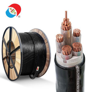 כבל חשמל 1 קילו-וולט, 120 מ\\\"מ, 3 גידים, כבל חשמל מתח בינוני 1*150, ליבה מאלומיניום, כבל שירות דו-גידי - Product Image 1