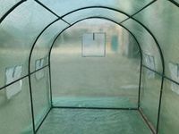 Serre tunnel autoportante 3x2m avec bâche PE et structure métallique galvanisée pour jardin extérieur, protection UV pour plantes, légumes et fleurs