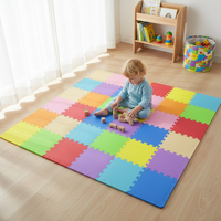Tapis de jeu en mousse pour sol - Tapis d'exercice ou de jeu non toxique pour tout-petits, bébés ou enfants - Rembourrage en mousse pour salle de sport à domicile