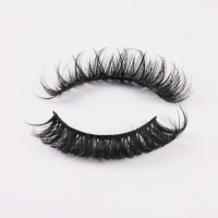 Nouveaux cils à bande complète faits à la main 15mm cils russes dramatiques moelleux fête cils en gros