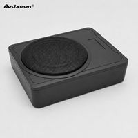 Subwoofer de voiture actif sous siège 8 pouces noir en peluche, double bobine vocale, 12V CC, 800W de puissance maximale - Offre Spéciale
