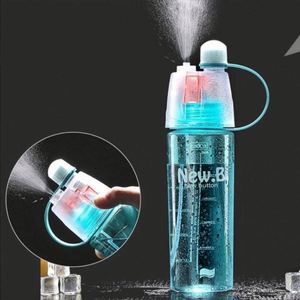 Bouteille d'eau de sport 600 ml en paille de blé sans BPA, écologique, avec boule mélangeuse en acier inoxydable, personnalisable ODM OEM - Product Image 4