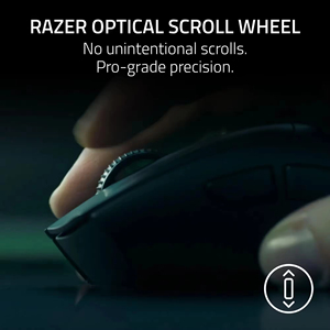 เมาส์เกมมิ่งไร้สาย Razer DeathAdder V4 Pro รุ่นใหม่ น้ำหนักเบาพิเศษ 56 กรัม ความเร็วสูง 8000Hz HyperSpeed 45K DPI เมาส์ตามหลักสรีรศาสตร์ - Product Image 3