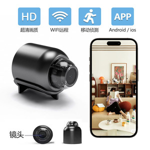 Mini caméra <span class=keywords><strong>IP</strong></span> X5 en forme de bouton, <span class=keywords><strong>enregistreur</strong></span> <span class=keywords><strong>vidéo</strong></span> avec capteur CMOS et connectivité Wi-Fi, prend en charge les médias MicroSD - Product Image 4
