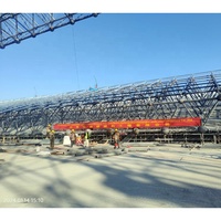 Fabrication d'acier léger pour structures, structure en treillis spatial, construction de toits de gares ferroviaires
