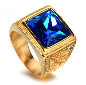 1 gramos <span class=keywords><strong>18</strong></span> K <span class=keywords><strong>oro</strong></span> rubí zafiro precios en paskistan dubai latón anillo <span class=keywords><strong>de</strong></span> los hombres - Product Image 1