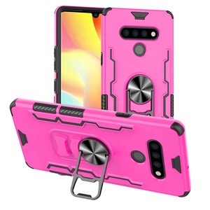Nouveau Design Caché Kickstand Étui De Couverture Arrière de Téléphone pour LG Stylo 6 PC étui de protection pour LG K51 - Product Image 2
