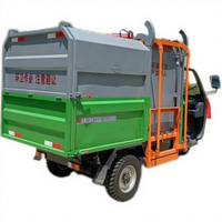 Camion de collecte des ordures à trois roues très vendu
