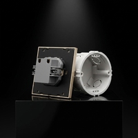 Prise murale BENDI C60 1 prise avec interrupteur de contrôle de vitesse AC250V 5A IP20 ignifuge PC pour l'Asie du Sud-Est et le Moyen-Orient