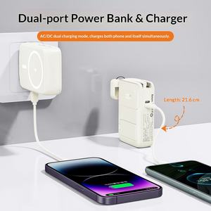 Banco de Energía Magnético con 20,000 mAh, Carga Rápida de 22.5w, Gran Capacidad y Cable Integrado - Product Image 4