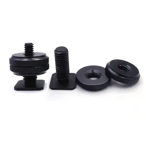 Tùy chỉnh nhiếp ảnh Speedlight <span class=keywords><strong>Microphone</strong></span> Phụ Kiện máy ảnh Hot Giày núi <span class=keywords><strong>Adapter</strong></span> 1/4 "3/8" 5/8 "inch cho Canon kỹ thuật số cam - Product Image 6