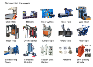 High Chroom Shot Stralen Zandstralen Machine Accessoires Met Accessoires En Roterende Tuimelaar - Product Image 5
