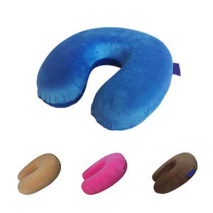 Almohada de Oficina para Siesta, Extraíble y Lavable, de Alta Elasticidad, con Soporte Cervical en Forma de U, de Espuma Viscoelástica, para Viajes en Avión - Product Image 3