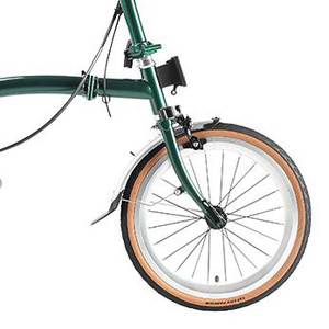 CRANSTON Vélo pliant pour adultes de style sportif à 9 vitesses, cadre en acier V, super léger et portable, roues de 16 pouces, capacité de charge de 110 kg, ZXC-1 - Product Image 2
