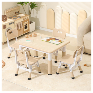 Muebles de guardería para niños, sillas de mesa para niños pequeños, mesa de grafiti para niños, juego de sillas de mesa de actividades para niños, mesa de estudio y silla escritorio para niños pequeños - Product Image 1