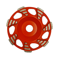 Disque de meulage diamanté de 5 pouces pour meuleuse d'angle, outil de polissage et de meulage pour pierre, béton, granit, marbre, OEM/ODM