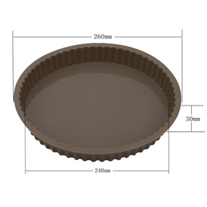 <span class=keywords><strong>Molde</strong></span> <span class=keywords><strong>de</strong></span> Silicona Redondo para Pastel, Forma <span class=keywords><strong>Circular</strong></span> Ondulada, Diámetro 26 cm, Moldes <span class=keywords><strong>de</strong></span> Silicona para Decoración <span class=keywords><strong>de</strong></span> Pasteles - Product Image 4