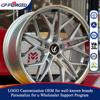 Jantes forgées 2 pièces 20, 21, 22 pouces 5x112 Sportives pour BMW M340i BMW Série 3 Chrome Concave Profond Rayons en Y Jante en Alliage