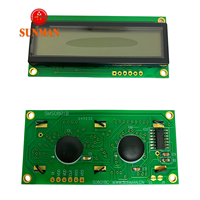 Pantalla LCD Sunman SMS0801B con Código de Segmentos, Punto Decimal de 8 Bits, 2.7~5.5V, Puerto Serie de Dos Cables, Bajo Consumo de Energía, Personalizable