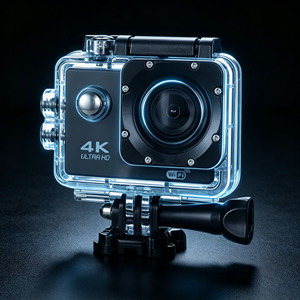 Cámara de Acción Ultra HD 4K 140D Sumergible, Resistente al Agua, con Pantalla de 2.0 Pulgadas, Cámara Deportiva para Grabar Vídeos - Product Image 1