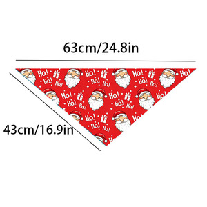 Yisi - Baberos Triangulares Navideños para Mascotas, Bufandas Decorativas para Perros y Gatos, Moda Navideña de Invierno - Product Image 4