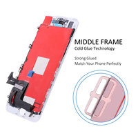 Écran OLED LCD de haute qualité en gros pour iPhone 7 Plus, complet avec garantie d'un an, style cadre, écran de téléphone portable