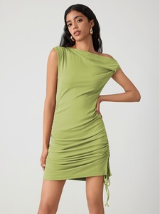 <span class=keywords><strong>Falda</strong></span> corta de punto sin mangas para mujer, moda primavera 2026, que disimula la cintura y cubre la cadera - Product Image 5