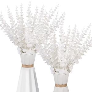 Pseudostemo de hoja de eucalipto <span class=keywords><strong>verde</strong></span>, hojas de eucalipto falso para decoración romántica - Product Image 5