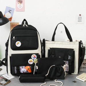 Mochilas Escolares de Moda Unisex para Niños, Diseño Nuevo, Juego de 5 Piezas - Product Image 3