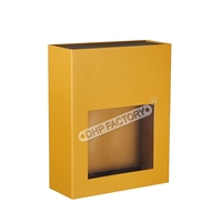 Custom stampato grande chiusura magnetica pieghevole rigida in cartone da imballaggio scatola regalo di lusso con finestra