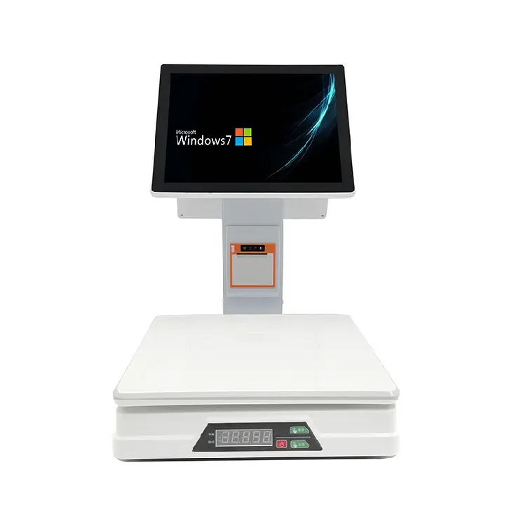 Touchscreen-PC-Waage, POS-Wiege terminals, Supermarkt in einem mehrsprachigen System, Beleg-/Rechnungs druck
