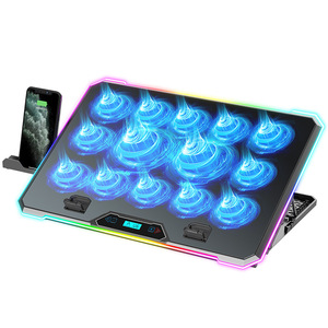 แผ่นรองระบายความร้อนสำหรับแล็ปท็อป Coorel 14 พัดลม ไฟ RGB สำหรับเล่นเกม - Product Image 5