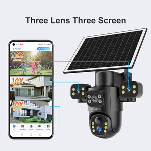 LS tầm nhìn mới đến 4G wifi ngoài trời PTZ đa ống kính camera an ninh năng lượng mặt trời Powered được xây dựng trong còi báo động camera an ninh nhà - Product Image 3