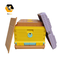 Wärmeschutz Kunststoff Thermo Honigbiene Bienenstock Langs troth 1 Schicht 10 Rahmen Multifunktions-Bienen kasten Farbe Bienenstock Haus Imkerei