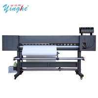 Impresora UV de Gran Formato YINGHE de 1.8m, Impresión Automática de Inyección de Tinta, Doble Cabezal, Alta Velocidad para Exhibición en Exteriores, Disponible en Almacén en el Extranjero