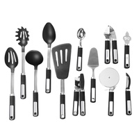 12 pièces ensemble de gadgets de cuisine Pizza Cutter roue ail presse légumes éplucheur ouvre-boîte ensemble pour la cuisine