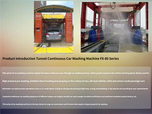 FX-80A Tunnel Continuous Automatic Vehicle Cleaning System for Gas Station and <b>Car</b> Wash Shop - Product Image 6