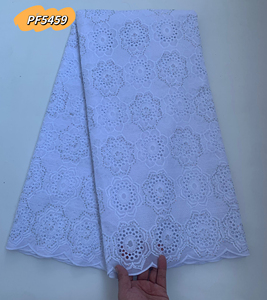 Pizzo Svizzero in Cotone Importato da Dubai / Tessuto in Pizzo <span class=keywords><strong>di</strong></span> Alta Qualità / Pizzo Voile Svizzero <span class=keywords><strong>di</strong></span> Alta Qualità 2025 Tessuti in Pizzo <span class=keywords><strong>di</strong></span> Cotone Bianco Liscio - Product Image 4