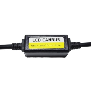 Canbus H1 H4 H7 <span class=keywords><strong>H11</strong></span> H13 9007 9004 <span class=keywords><strong>Decoder</strong></span> Anti-Ficker cablaggio resistore senza errori condensatore per lampadine a LED, confezione da 2 - Product Image 2