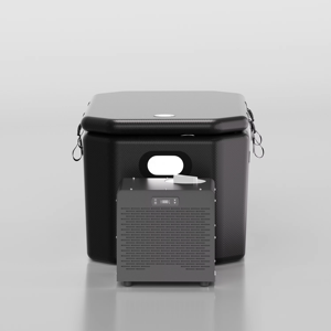 เครื่องทำความเย็นแบบแช่ตัว Ambohr Black Mini 0.5HP 0.8HP สำหรับแช่น้ำเย็น IPX4 กันน้ำ ใช้ได้กับไฟฟ้าสองระบบ พกพาสะดวก สำหรับการฟื้นฟูร่างกายหลังออกกำลังกาย - Product Image 6