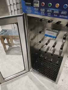 Macchina Elettrica per Lavaggio e Asciugatura Scarpe, 25 Paia, Rotazione Automatica, Acciaio Inox, Alta Capacità, Attrezzatura per Pulizia e Asciugatura per Uso Commerciale - Product Image 5