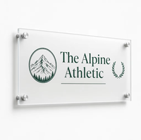 Plaque murale personnalisée en acrylique pour café, boulangerie, décor découpé au laser, impression UV, bords polis, vente en gros