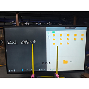 ไวท์บอร์ดอินเทอร์แอคทีฟ LCD ขนาด 86 นิ้ว 4K รองรับการสัมผัส 20 จุด กล้อง 48MP สำหรับการศึกษา การประชุม การทำงานร่วมกันทางไกล ป้ายดิจิทัล - Product Image 3