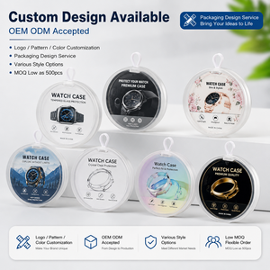 Boîte d'emballage en plastique transparente ronde de qualité supérieure et durable pour les montres <span class=keywords><strong>Apple</strong></span>, Samsung, Huawei, Xiaomi, vente en gros - Product Image 6