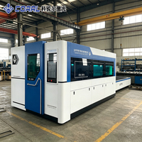 Máquina de Corte Láser CORAL CRL-3015BW-3000W, Cerrada, de Doble Plataforma y Multipotencia para Fabricación de Acero y Metal