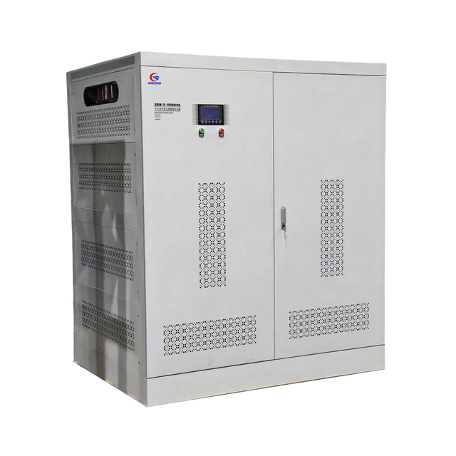 High Precision Servo Voltage Stabilizer 20kva to 150kva Three Phase Ac 380v Voltage Regulator for Svc
