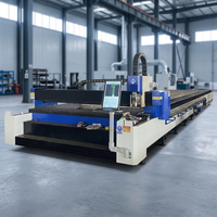 Máquina de Corte Láser de Fibra CNC de Riel Terrestre de Alta Potencia para Uso Industrial Pesado, Equipo de Procesamiento de Chapa Metálica Directo de Fábrica