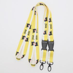 Custom Eco-Friendly Heat Transfer <b>Lanyards</b> Safety Breakaway Buckle Full Color Printed <b>Polyester</b> Neck Promotional Gift - Product Image 4